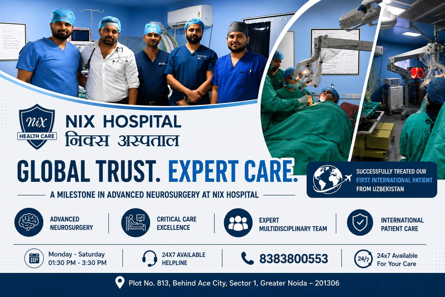 Best Neurosurgery Treatment for Uzbekistan Patients in India – Nix Hospital Achievement 